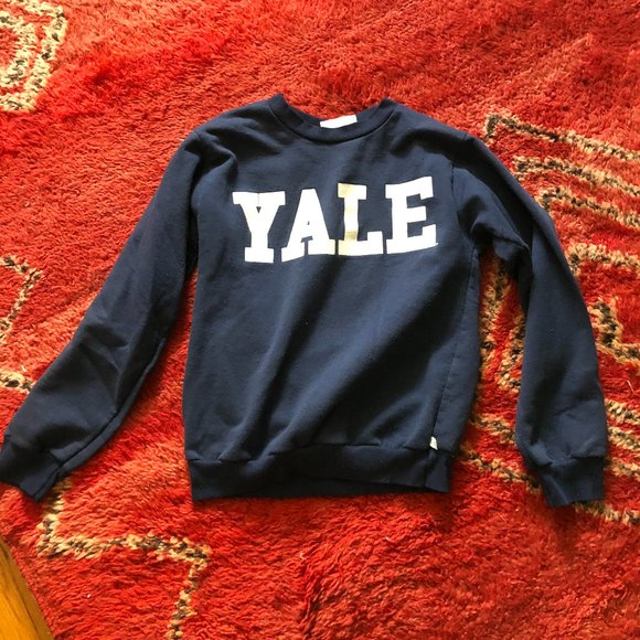 Tops - Vintage Yale University navy sweatshirt, XS